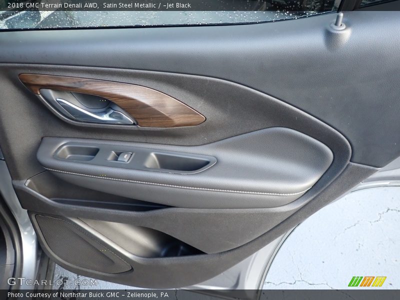 Satin Steel Metallic / ­Jet Black 2018 GMC Terrain Denali AWD