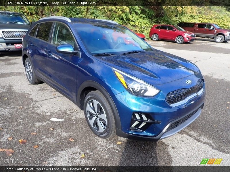 Deep Cerulean / Light Gray 2020 Kia Niro LXS Hybrid