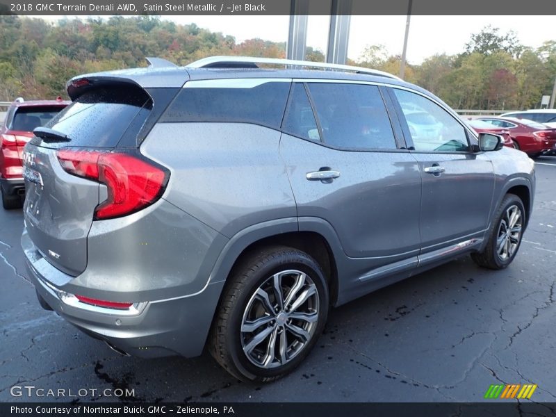 Satin Steel Metallic / ­Jet Black 2018 GMC Terrain Denali AWD