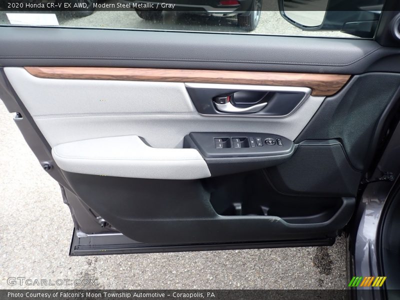 Modern Steel Metallic / Gray 2020 Honda CR-V EX AWD
