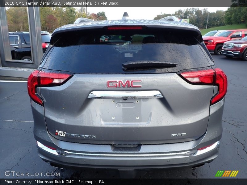 Satin Steel Metallic / ­Jet Black 2018 GMC Terrain Denali AWD