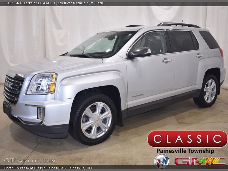 Quicksilver Metallic / Jet Black 2017 GMC Terrain SLE AWD