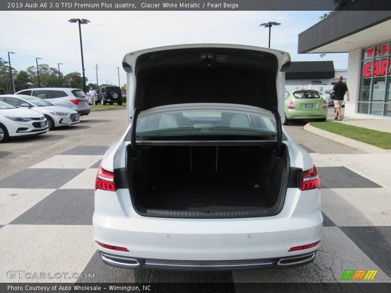 Glacier White Metallic / Pearl Beige 2019 Audi A6 3.0 TFSI Premium Plus quattro