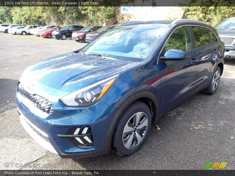 Deep Cerulean / Light Gray 2020 Kia Niro LXS Hybrid