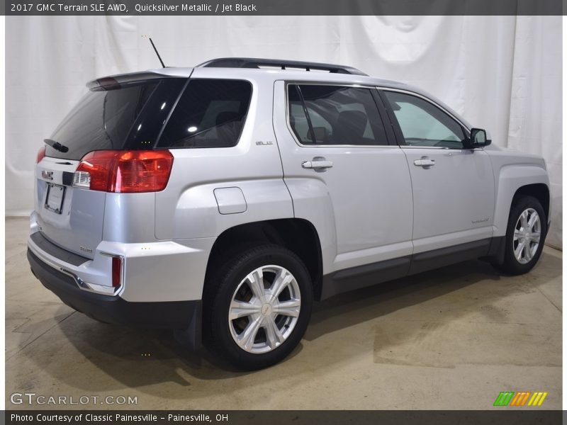 Quicksilver Metallic / Jet Black 2017 GMC Terrain SLE AWD