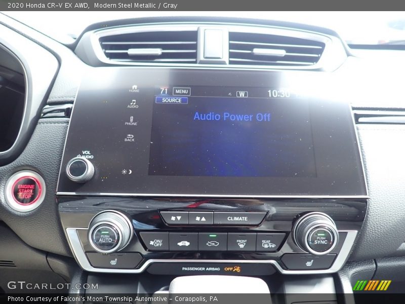 Modern Steel Metallic / Gray 2020 Honda CR-V EX AWD