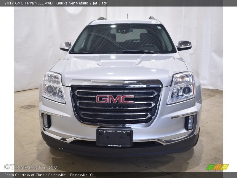 Quicksilver Metallic / Jet Black 2017 GMC Terrain SLE AWD