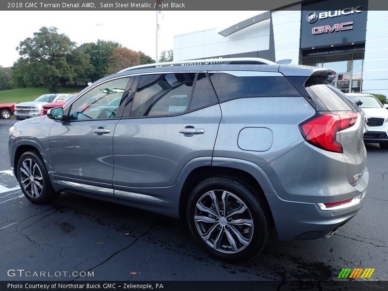Satin Steel Metallic / ­Jet Black 2018 GMC Terrain Denali AWD
