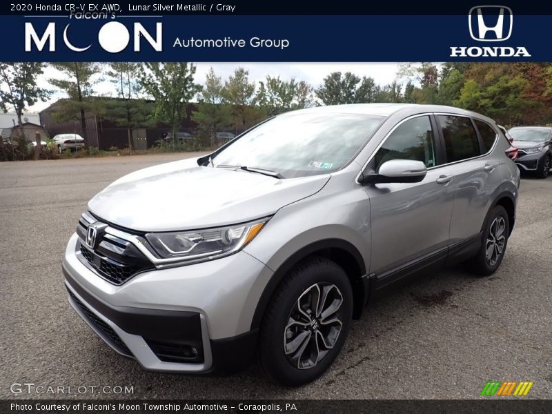 Lunar Silver Metallic / Gray 2020 Honda CR-V EX AWD