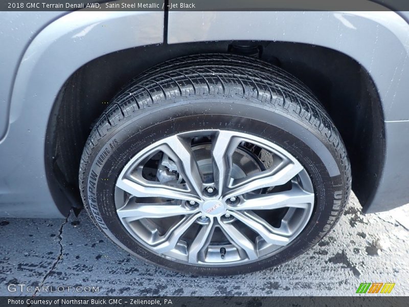 Satin Steel Metallic / ­Jet Black 2018 GMC Terrain Denali AWD
