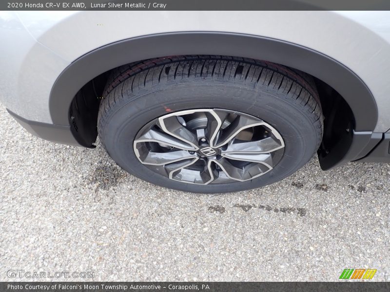 Lunar Silver Metallic / Gray 2020 Honda CR-V EX AWD