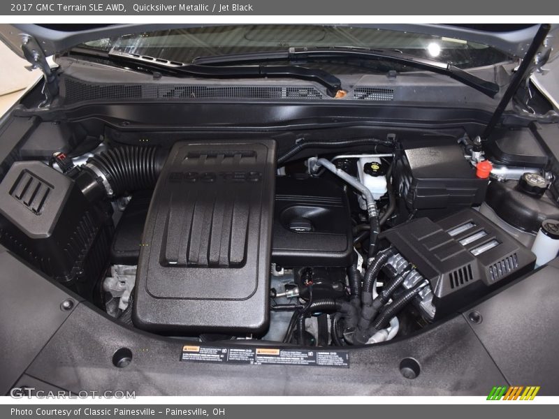 Quicksilver Metallic / Jet Black 2017 GMC Terrain SLE AWD