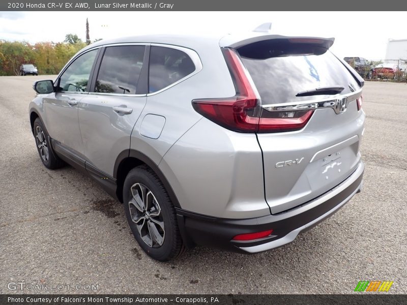 Lunar Silver Metallic / Gray 2020 Honda CR-V EX AWD