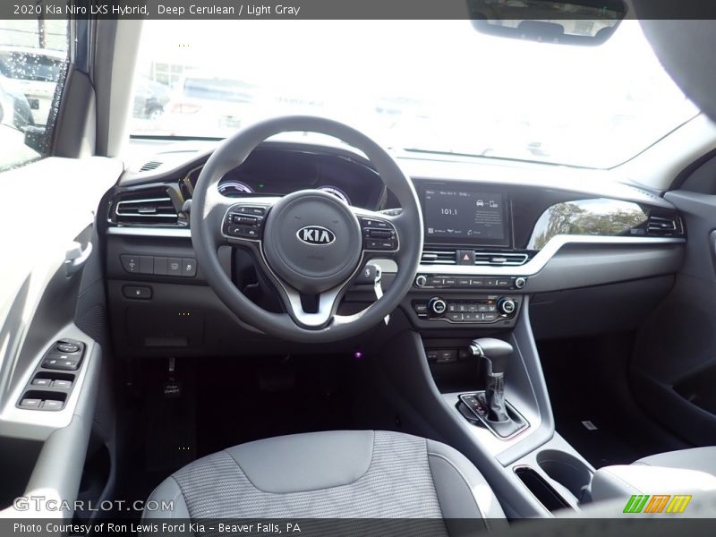 Deep Cerulean / Light Gray 2020 Kia Niro LXS Hybrid