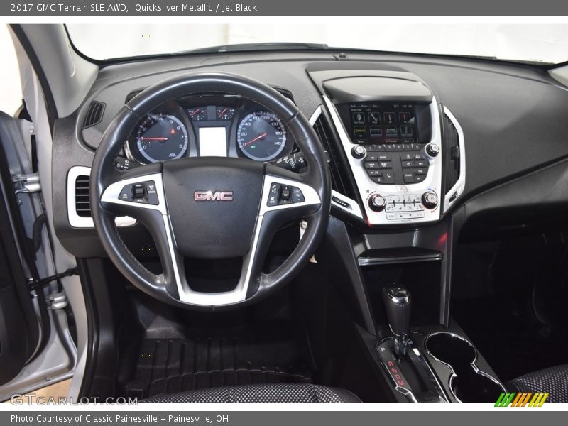 Quicksilver Metallic / Jet Black 2017 GMC Terrain SLE AWD