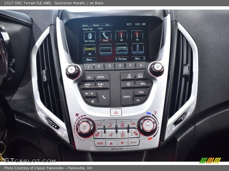 Quicksilver Metallic / Jet Black 2017 GMC Terrain SLE AWD