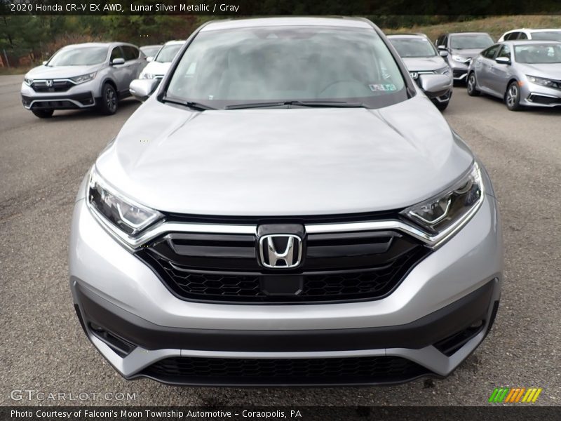 Lunar Silver Metallic / Gray 2020 Honda CR-V EX AWD