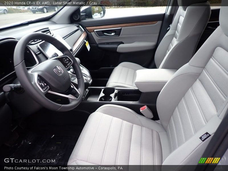 Lunar Silver Metallic / Gray 2020 Honda CR-V EX AWD