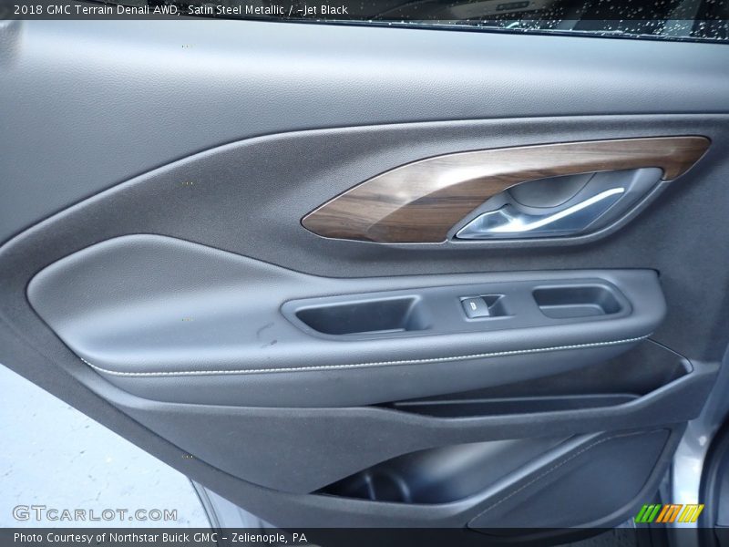 Satin Steel Metallic / ­Jet Black 2018 GMC Terrain Denali AWD