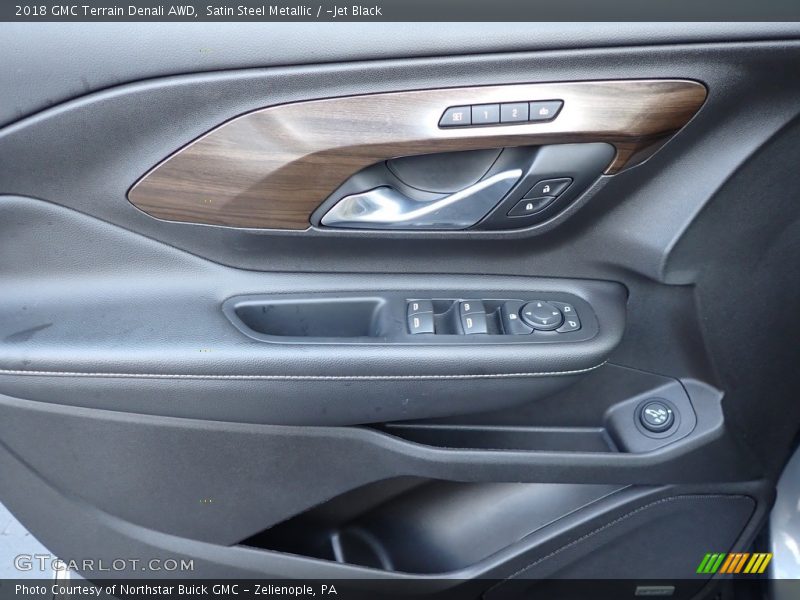 Satin Steel Metallic / ­Jet Black 2018 GMC Terrain Denali AWD