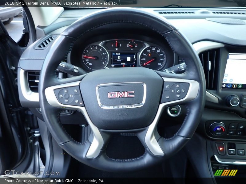 Satin Steel Metallic / ­Jet Black 2018 GMC Terrain Denali AWD