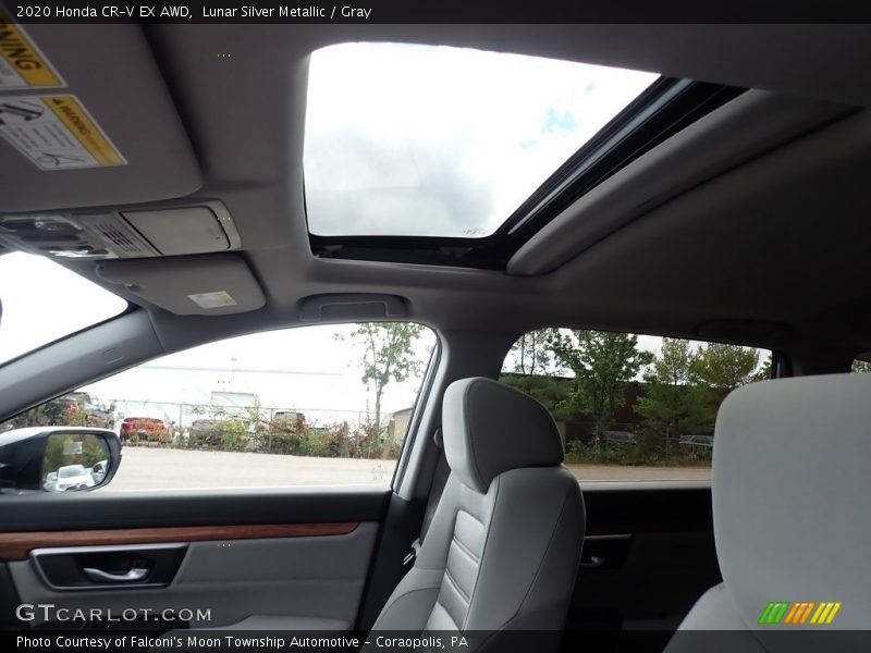 Lunar Silver Metallic / Gray 2020 Honda CR-V EX AWD