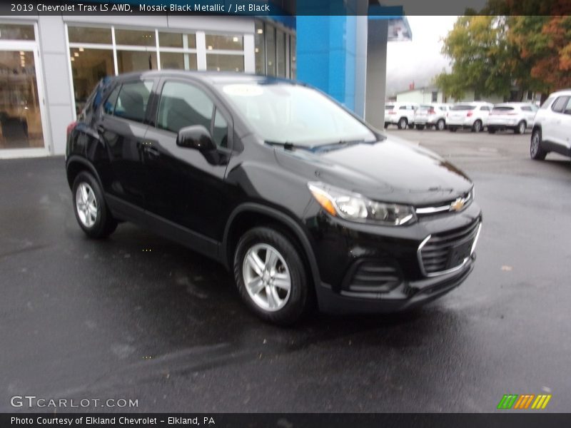 Mosaic Black Metallic / Jet Black 2019 Chevrolet Trax LS AWD