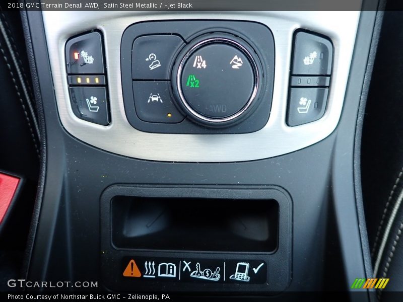 Satin Steel Metallic / ­Jet Black 2018 GMC Terrain Denali AWD
