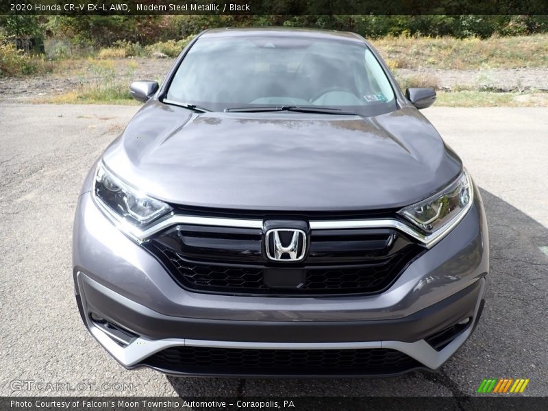 Modern Steel Metallic / Black 2020 Honda CR-V EX-L AWD