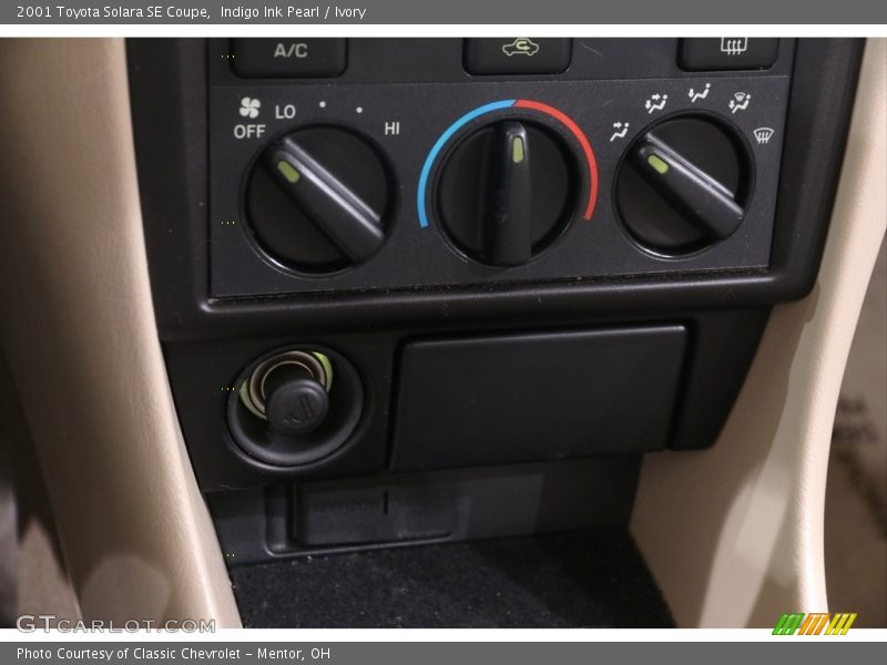 Indigo Ink Pearl / Ivory 2001 Toyota Solara SE Coupe