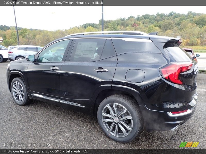 Ebony Twilight Metallic / Jet Black 2020 GMC Terrain Denali AWD