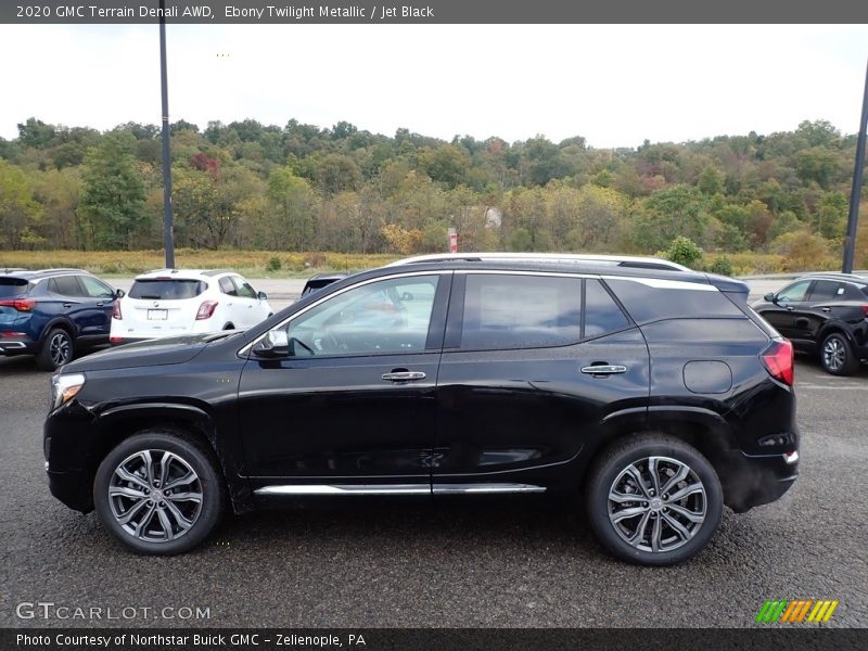 Ebony Twilight Metallic / Jet Black 2020 GMC Terrain Denali AWD