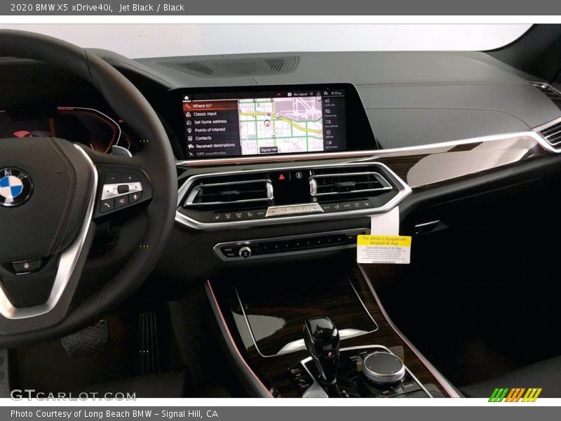 Jet Black / Black 2020 BMW X5 xDrive40i