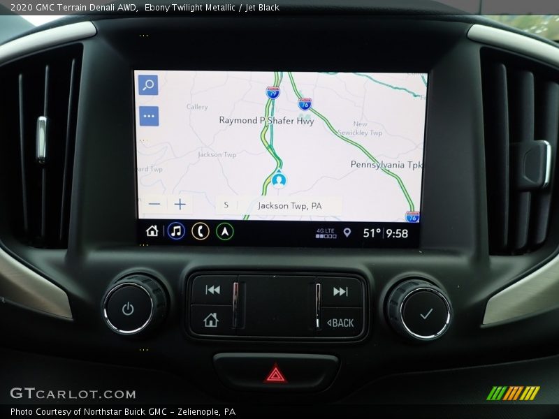 Ebony Twilight Metallic / Jet Black 2020 GMC Terrain Denali AWD