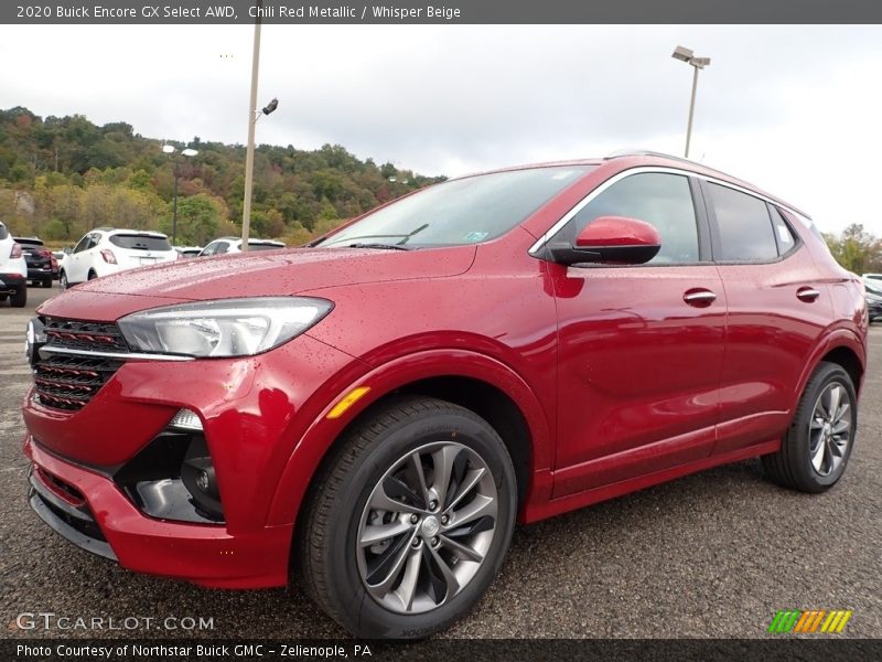 Chili Red Metallic / Whisper Beige 2020 Buick Encore GX Select AWD