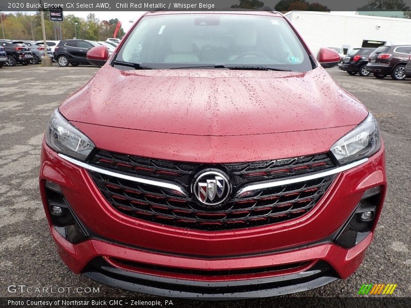 Chili Red Metallic / Whisper Beige 2020 Buick Encore GX Select AWD