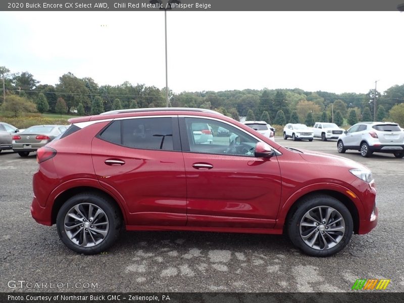 Chili Red Metallic / Whisper Beige 2020 Buick Encore GX Select AWD