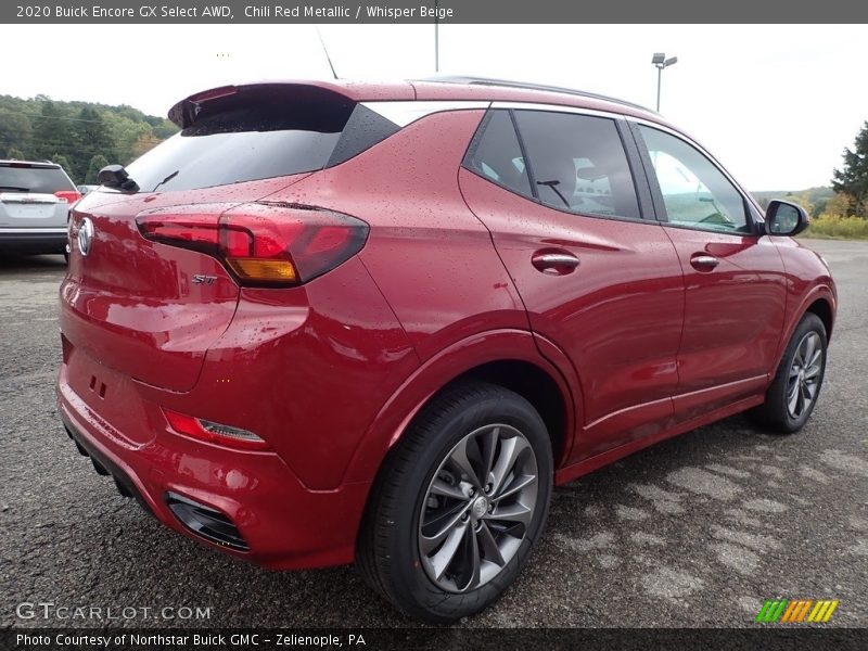 Chili Red Metallic / Whisper Beige 2020 Buick Encore GX Select AWD