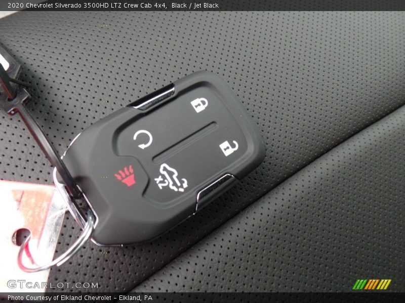 Black / Jet Black 2020 Chevrolet Silverado 3500HD LTZ Crew Cab 4x4