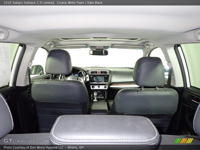 Crystal White Pearl / Slate Black 2015 Subaru Outback 2.5i Limited
