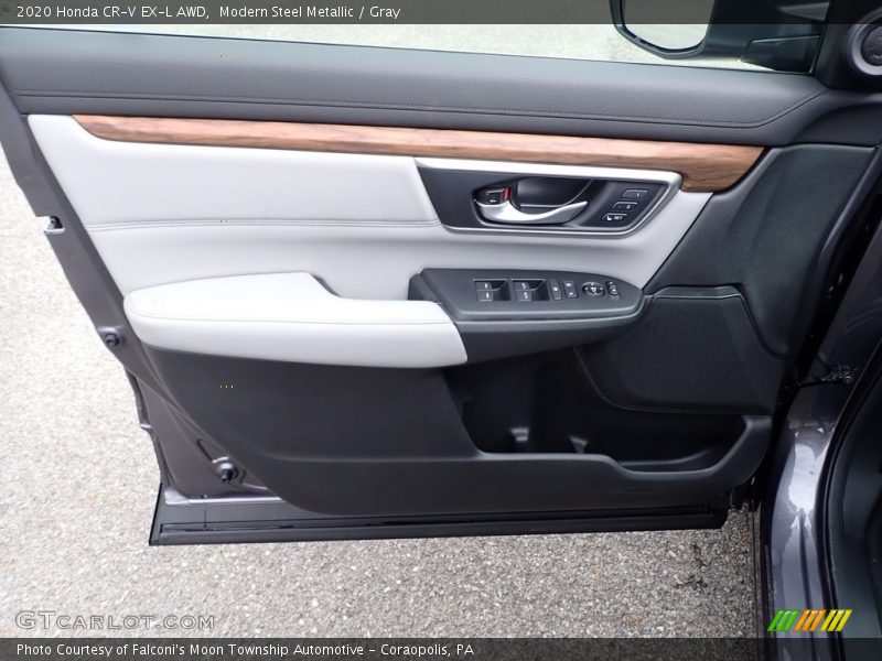 Modern Steel Metallic / Gray 2020 Honda CR-V EX-L AWD