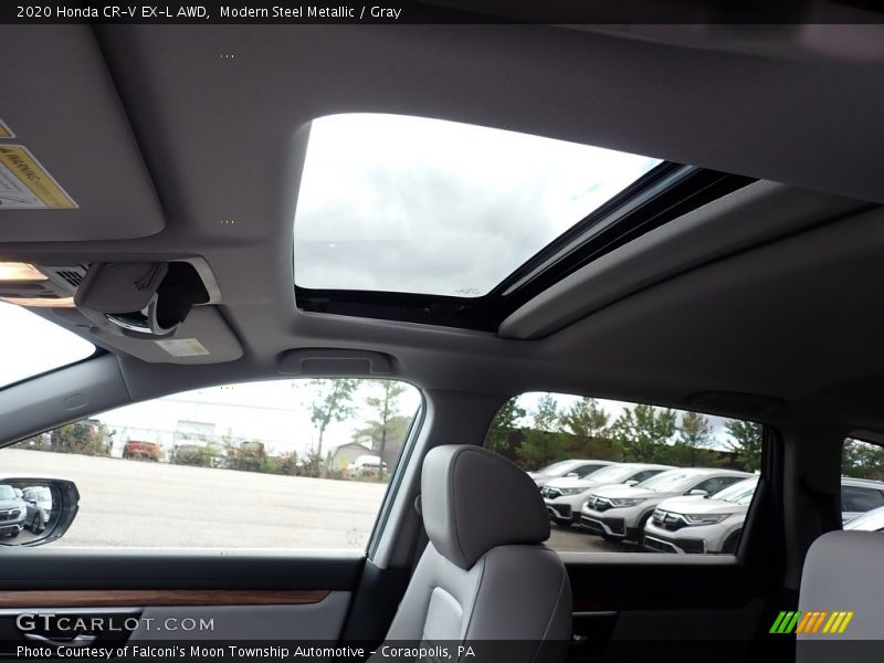 Modern Steel Metallic / Gray 2020 Honda CR-V EX-L AWD