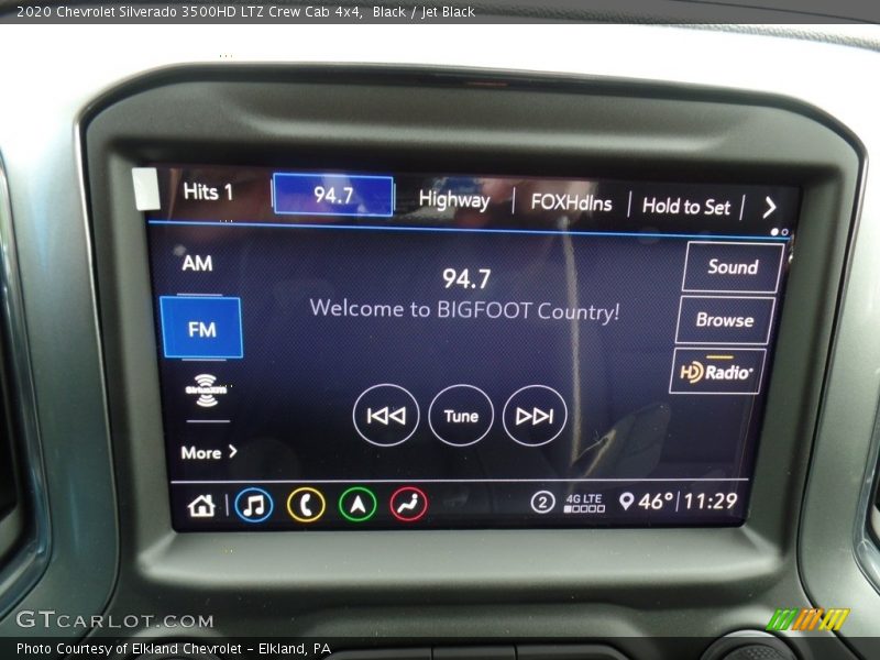 Black / Jet Black 2020 Chevrolet Silverado 3500HD LTZ Crew Cab 4x4