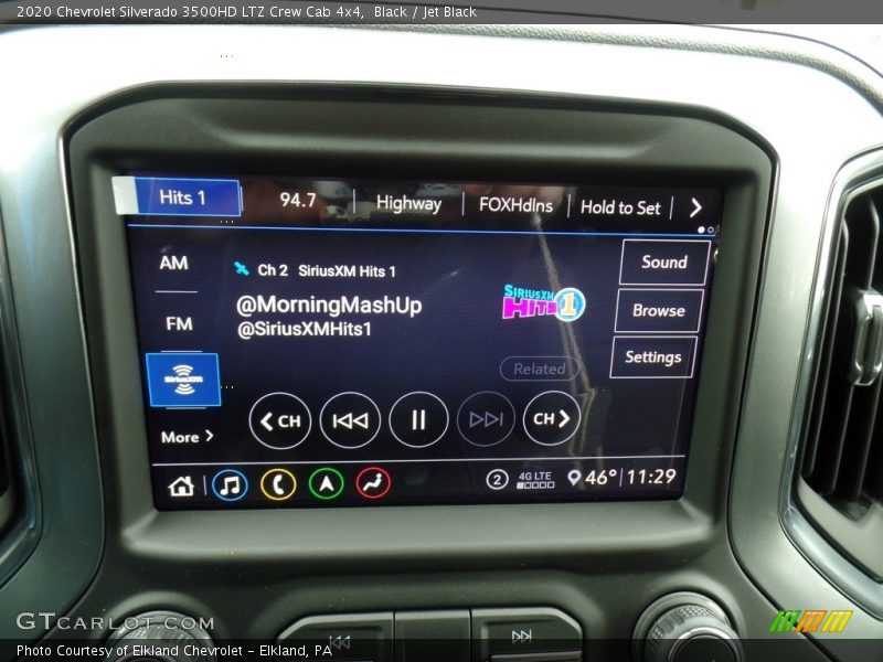 Black / Jet Black 2020 Chevrolet Silverado 3500HD LTZ Crew Cab 4x4