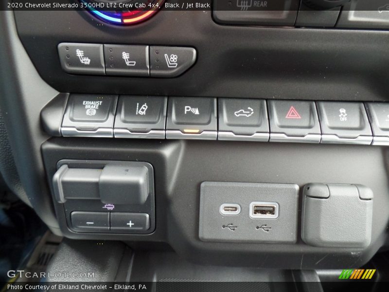 Black / Jet Black 2020 Chevrolet Silverado 3500HD LTZ Crew Cab 4x4