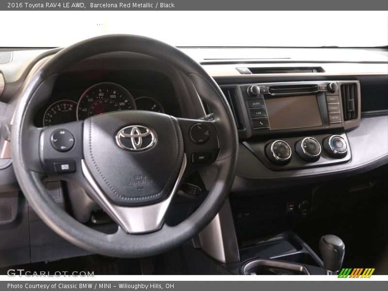 Barcelona Red Metallic / Black 2016 Toyota RAV4 LE AWD