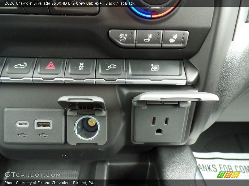 Black / Jet Black 2020 Chevrolet Silverado 3500HD LTZ Crew Cab 4x4
