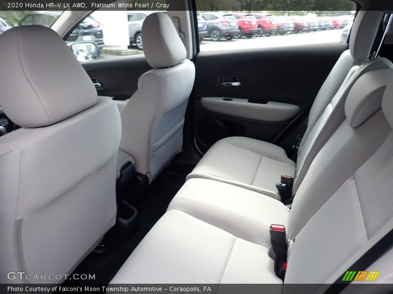 Platinum White Pearl / Gray 2020 Honda HR-V LX AWD