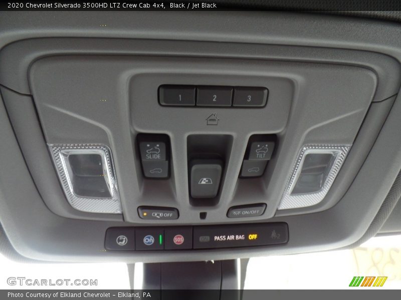 Black / Jet Black 2020 Chevrolet Silverado 3500HD LTZ Crew Cab 4x4