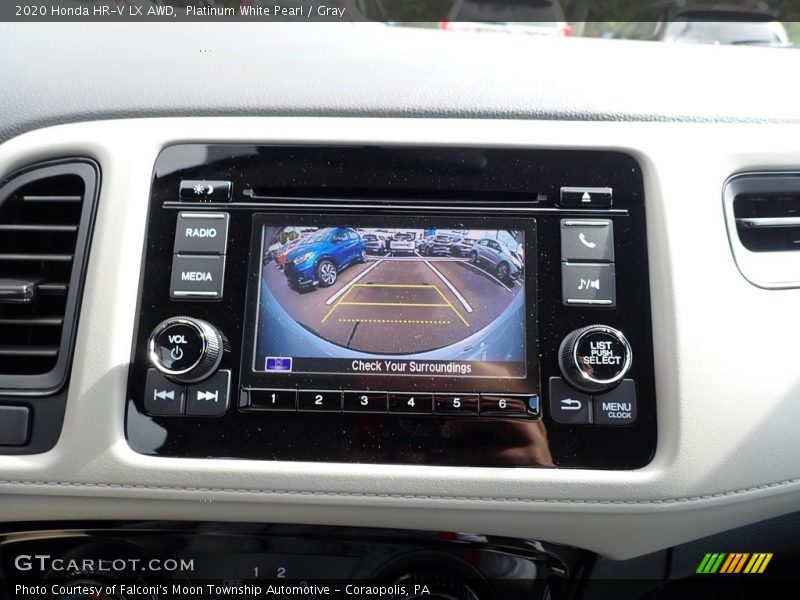 Platinum White Pearl / Gray 2020 Honda HR-V LX AWD